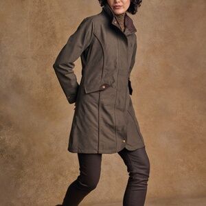 Jack Murphy Una Ladies Waterproof Coat - Olive - UK8/US4 - EUC